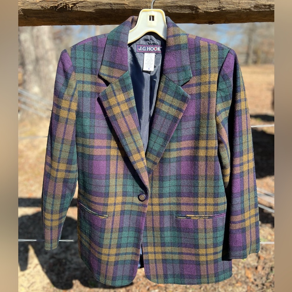 Vintage JG Hook Womens Blazer. Size S
